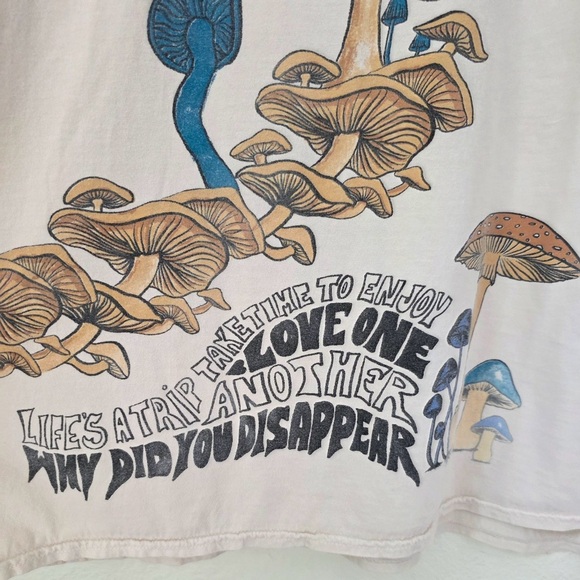 UO Project Social Graphic Mushroom Print T-Shirt - Picture 5 of 6